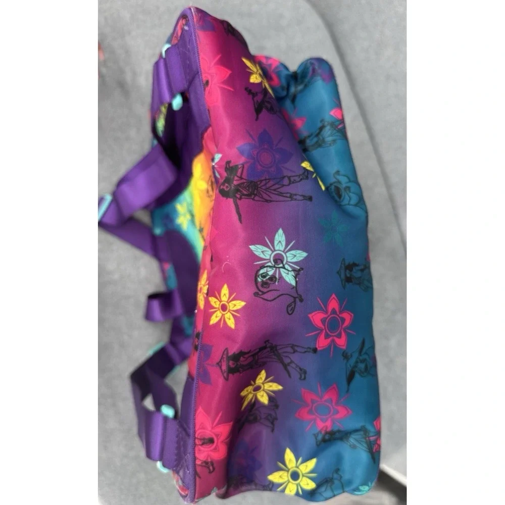 Disney Raya and the Last Dragon Duffle Bag Travel Overnight Kids Purple Rainbow